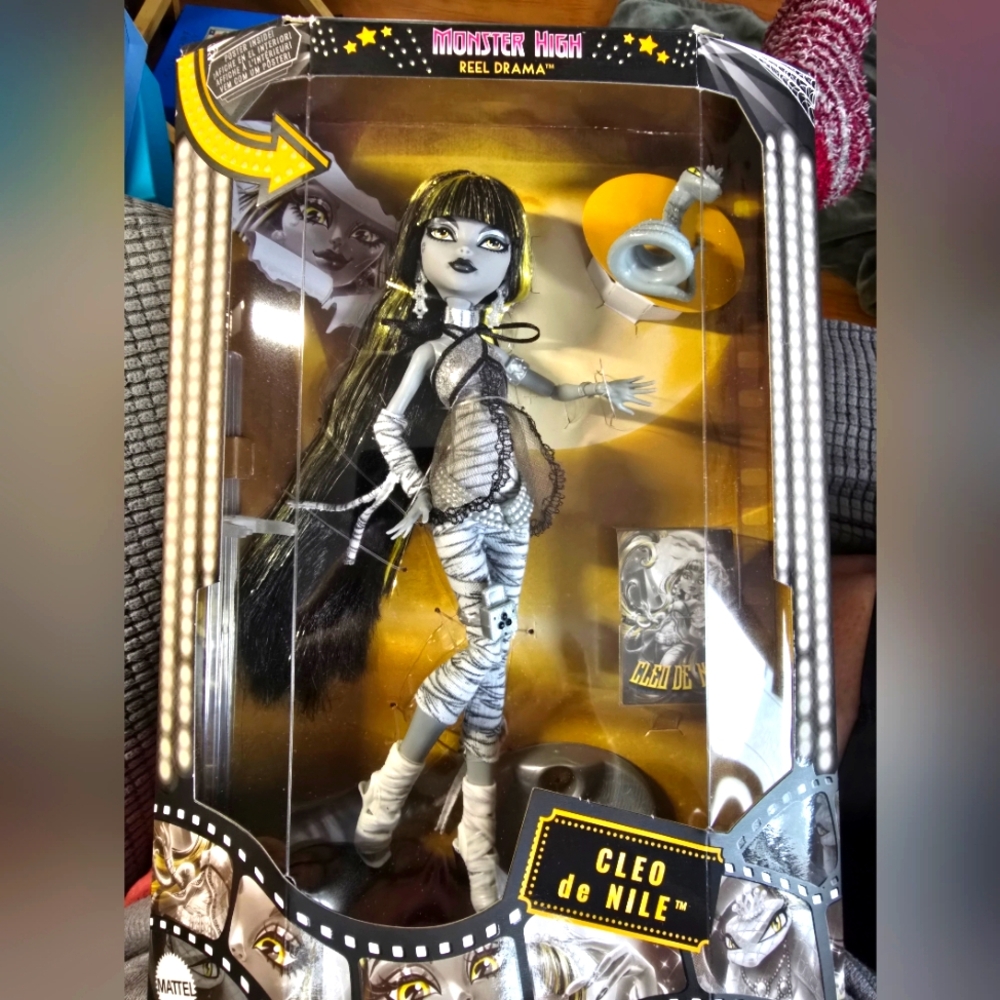 Monster High Cleo de Nile Doll in Black and Silver